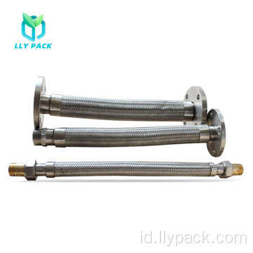 Tabung dikepang logam fleksibel stainless steel